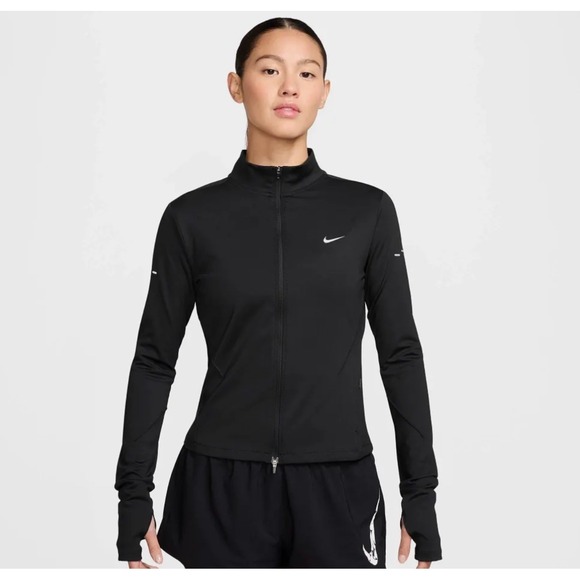 Nike Jackets & Blazers - Nike Womens Swift Dri-Fit Full-Zip Mid-Layer‎ Running Top Jacket Black Sz XS NWT